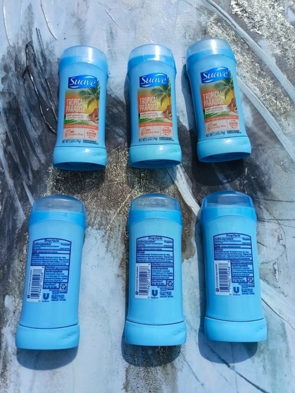 Sauve Deodorant Sticks 6 Pcs - Blue